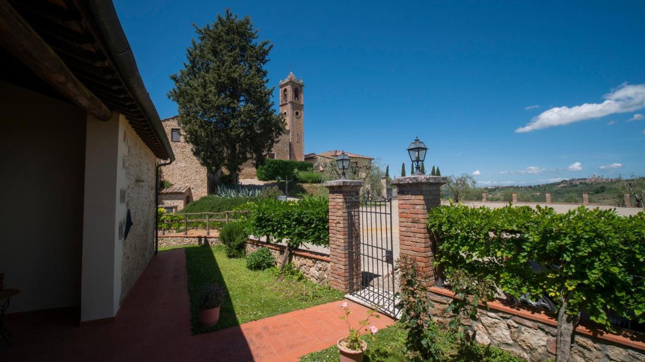 Ferienwohnung Agriturismo Castello Di Montauto San Gimignano Exterior foto